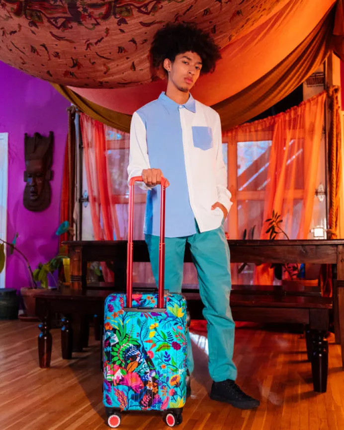 AVANT GARDEN SHARKNAUTICS HARDSHELL CARRY-ON LUGGAGE