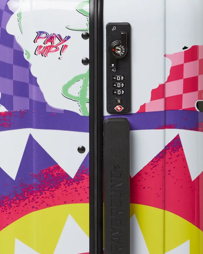 DREAMY TECHNICOLOR SHARKNAUTICS HARDSHELL CARRY-ON LUGGAGE