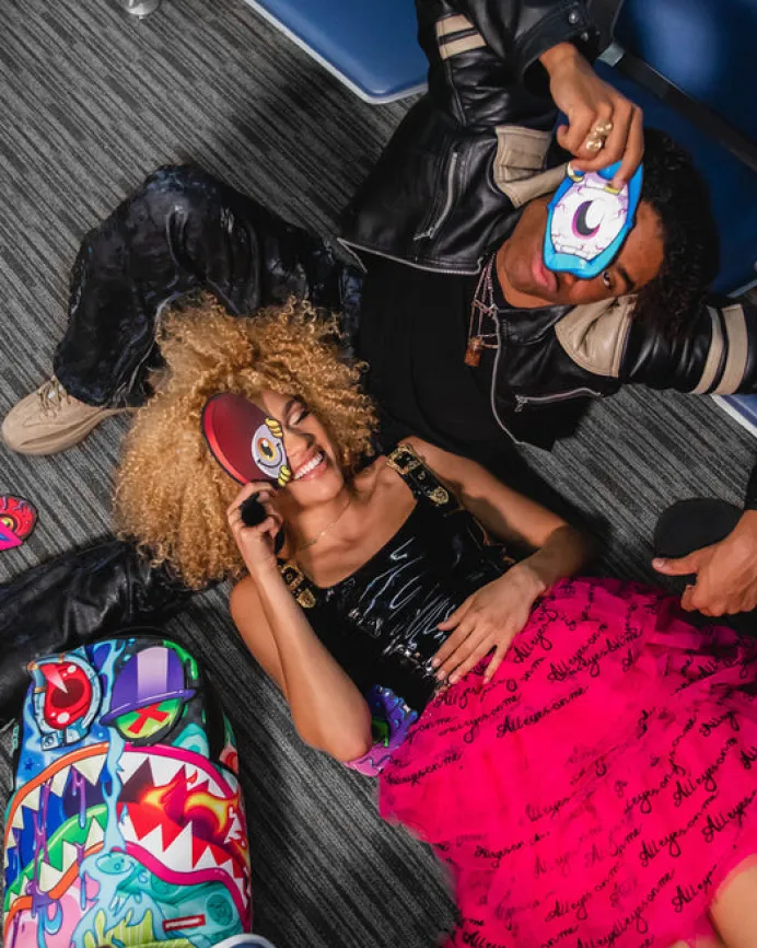 EYEZ ON THE PRIZE BACKPACK (REMOVABLE VELCRO EYES)