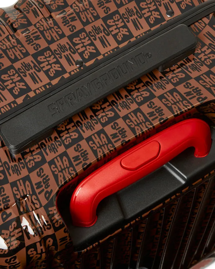 FRENZY SHARKS SHARKNAUTICS HARDSHELL FULL-SIZE LUGGAGE