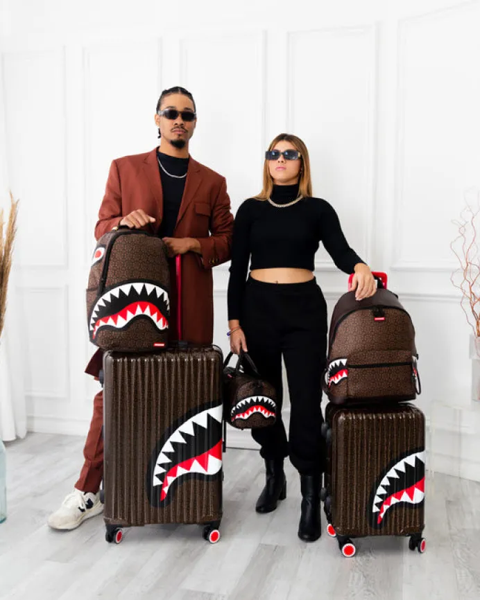 FRENZY SHARKS SHARKNAUTICS HARDSHELL FULL-SIZE LUGGAGE