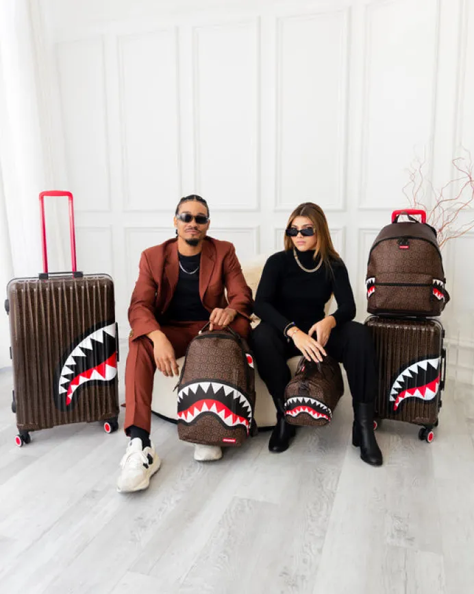 FRENZY SHARKS SHARKNAUTICS HARDSHELL CARRY-ON LUGGAGE