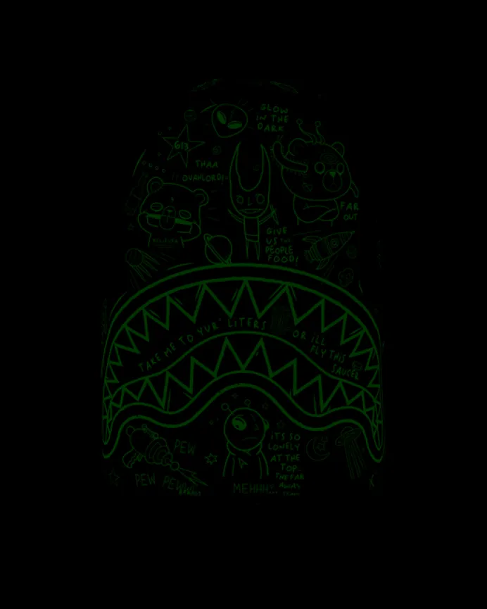 GLOW THE SPACE BACKPACK (GLOW IN THE DARK EFFECT)