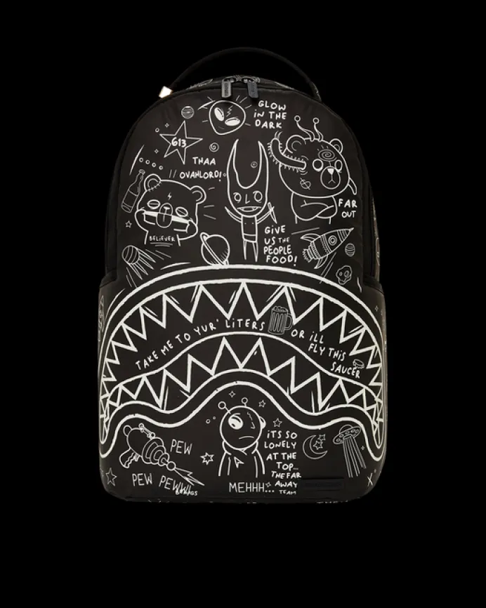 GLOW THE SPACE BACKPACK (GLOW IN THE DARK EFFECT)