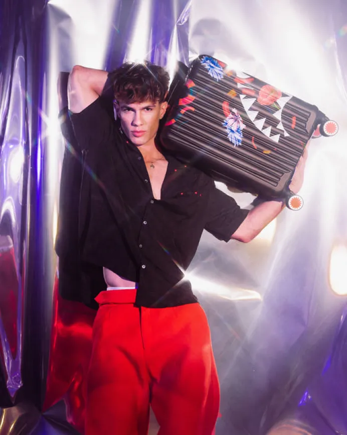 JARDIN D'EDEN HARDSHELL CARRY-ON LUGGAGE