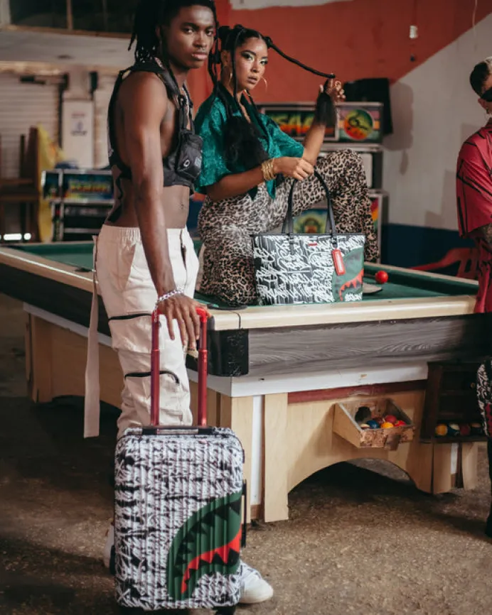 NIGHT NIGHT SHARKNAUTICS HARDSHELL CARRY-ON LUGGAGE