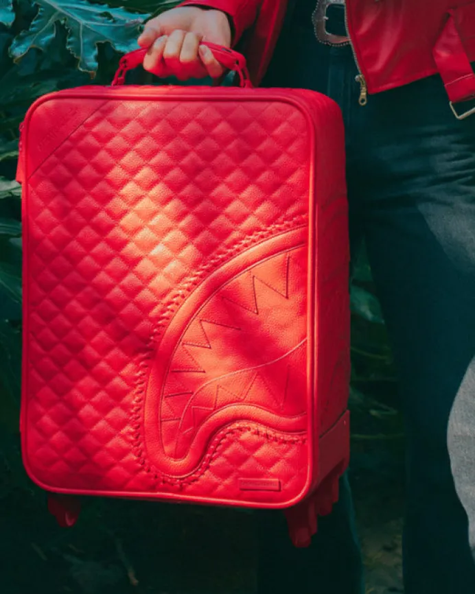 RED RIVIERA JETSETTER CARRY-ON LUGGAGE