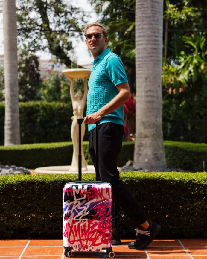 SHARK ATELIER SHARKNAUTICS HARDSHELL CARRY-ON LUGGAGE