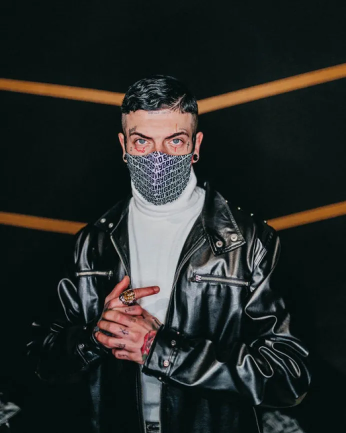 SPRAYGROUND INFINITI 3M REFLECTIVE FACE MASK