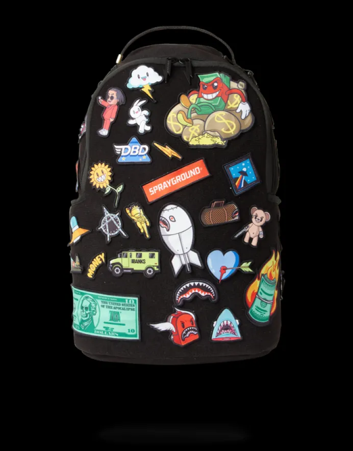 THE 32 REMOVABLE PATCHES VELCRO BACKPACK