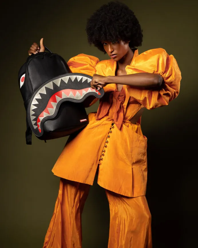 VELCRO SHARK - 3 INTERCHANGEABLE SHARKS BACKPACK (DLXV)