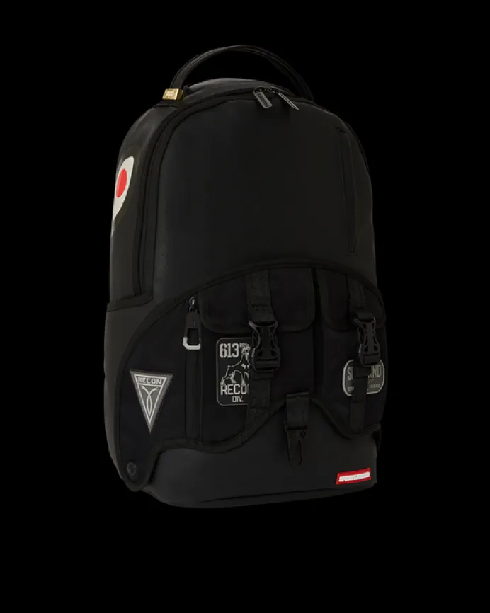 VELCRO SHARK - 3 INTERCHANGEABLE SHARKS BACKPACK (DLXV)